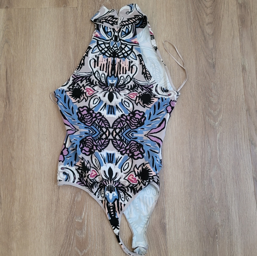 Fp Intimately Medium Multicolor Patterned Halter … - image 4